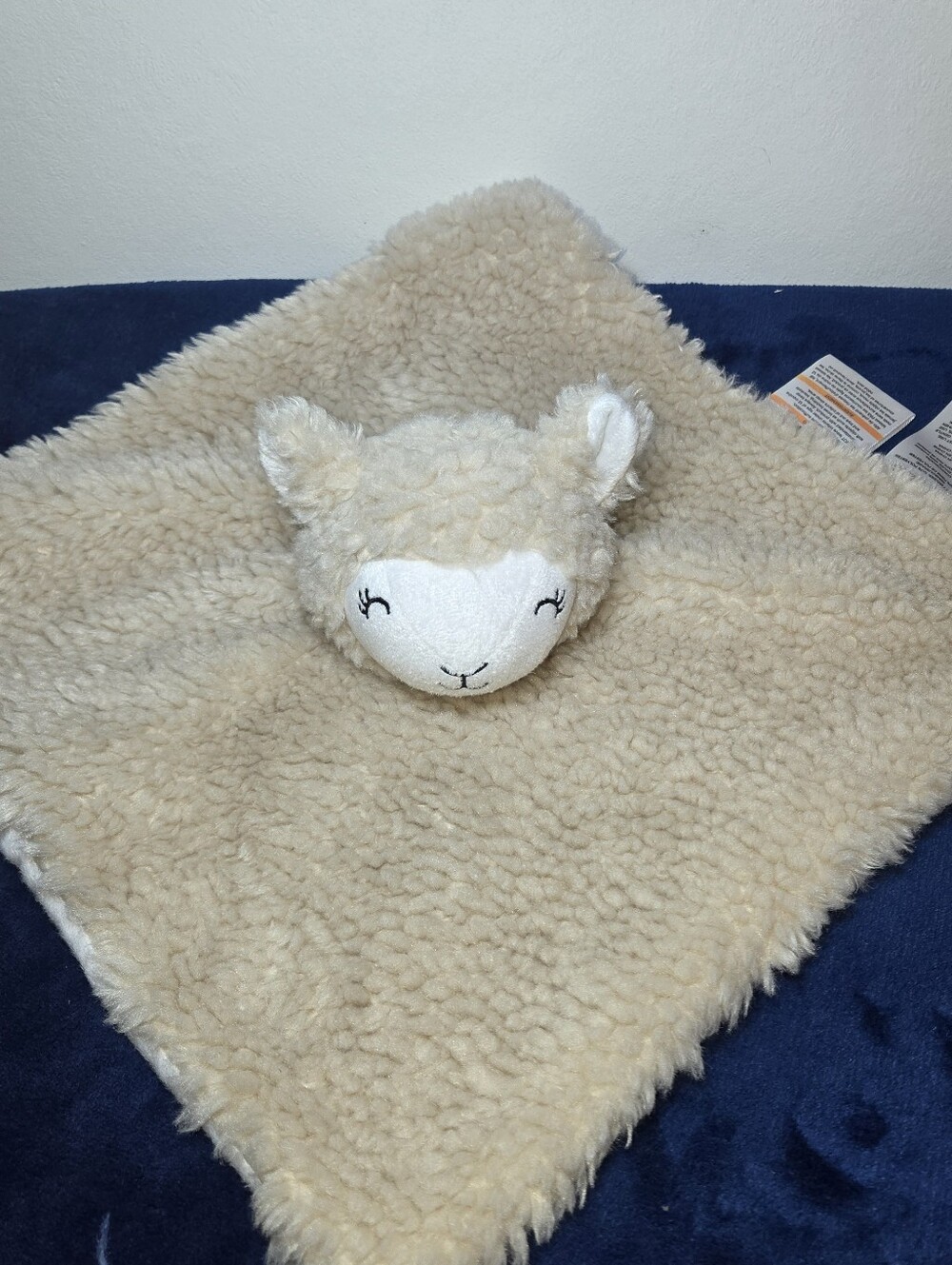 Ugg Infant SECURITY Blanket Sleepy Birch LLAMA Plush Cloud Lovey Sherpa Retired
